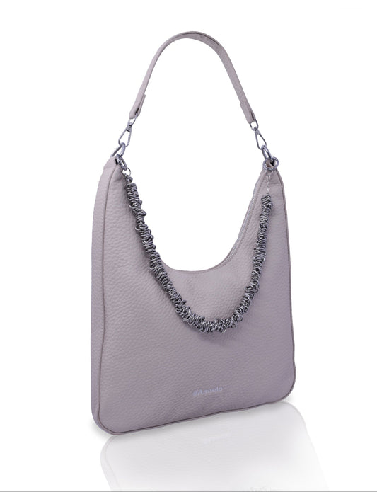 Sitar Handbag by Aseelo in white