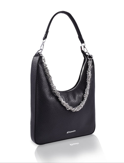 Sitar Handbag by Aseelo in black