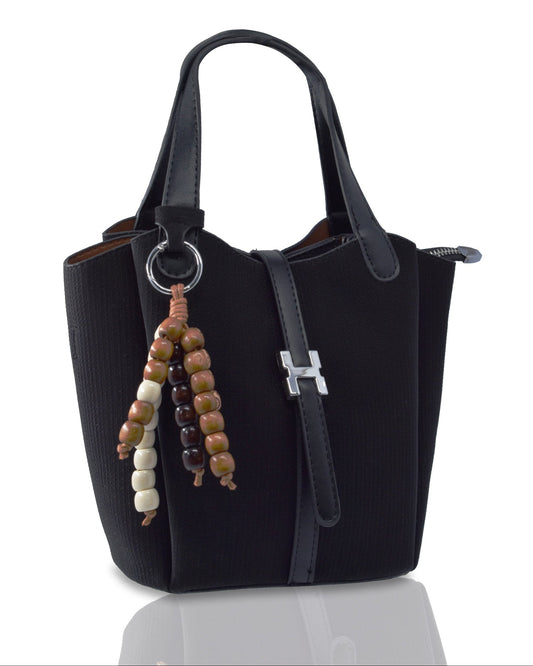 Orchid Handbag by Aseelo in black