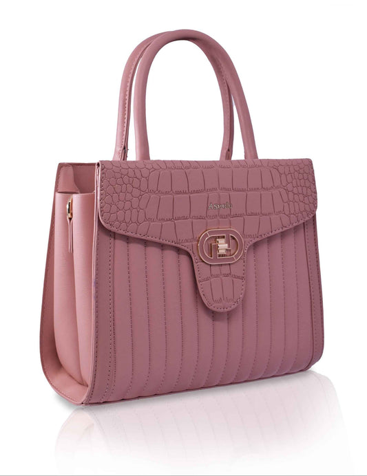 Maserati Handbag by Aseelo in pink