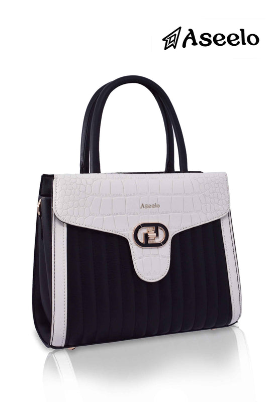 Maserati Handbag by Aseelo in black