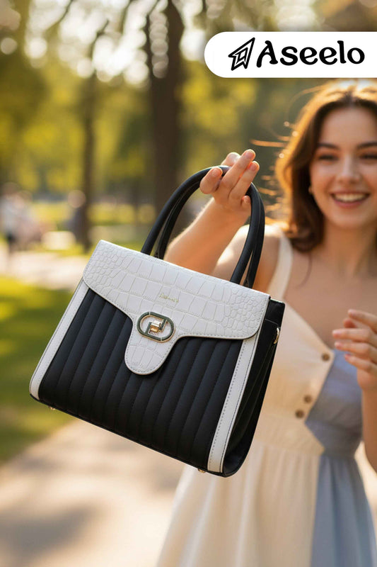 Maserati Handbag by Aseelo in black