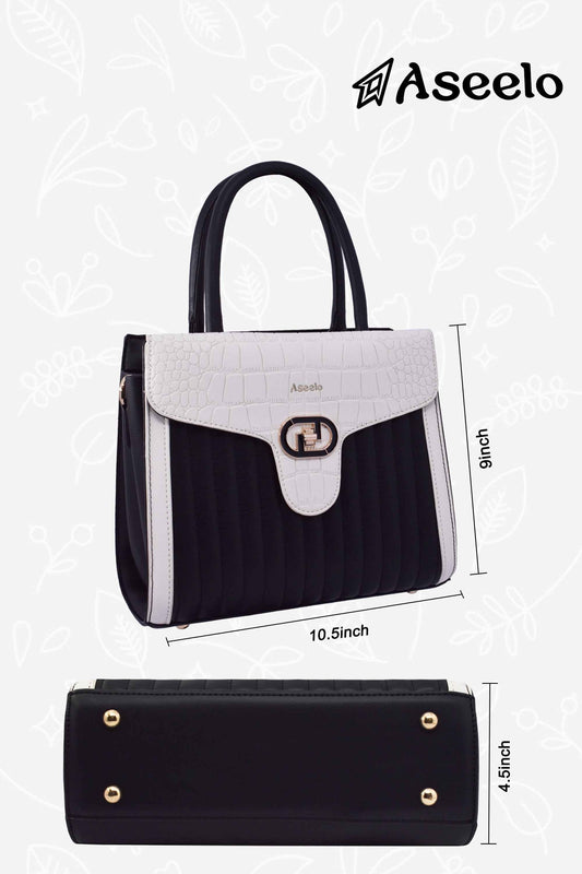 Maserati Handbag by Aseelo in black