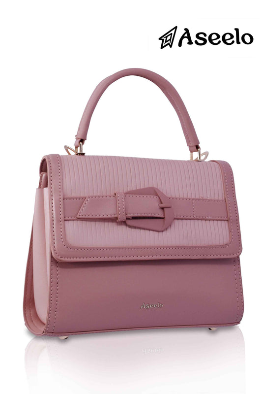 Spur Handbag by Aseelo in pink