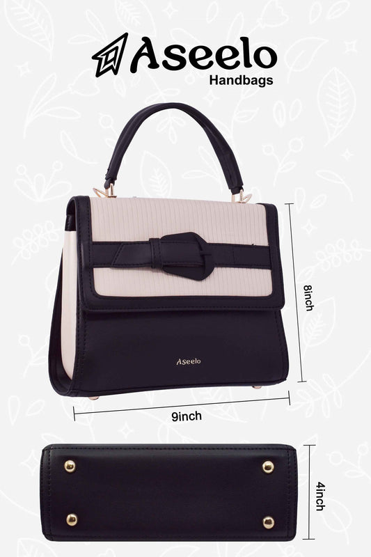Spur Handbag by Aseelo in black