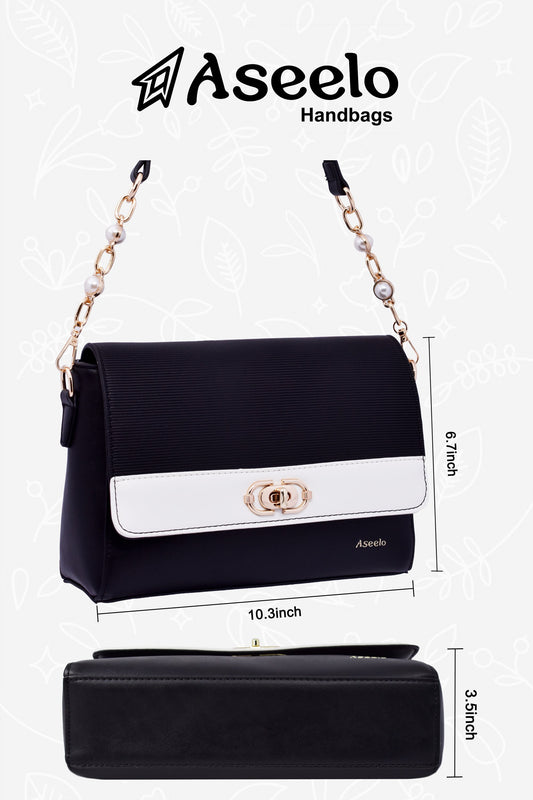 Phantom Handbag & Sling Bag by Aseelo in black