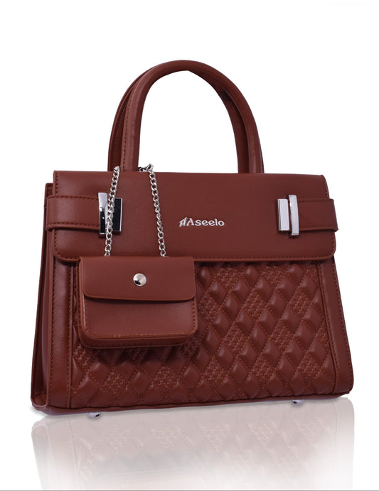Moon Handbag by Aseelo in brown