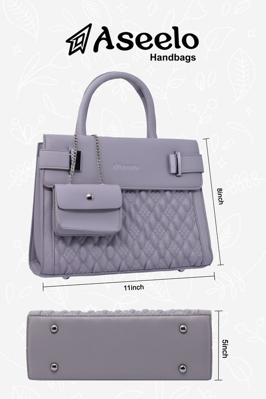 Moon Handbag by Aseelo in grey