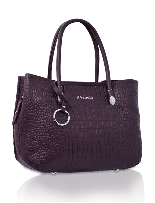 Galaxy Handbag by Aseelo in brown