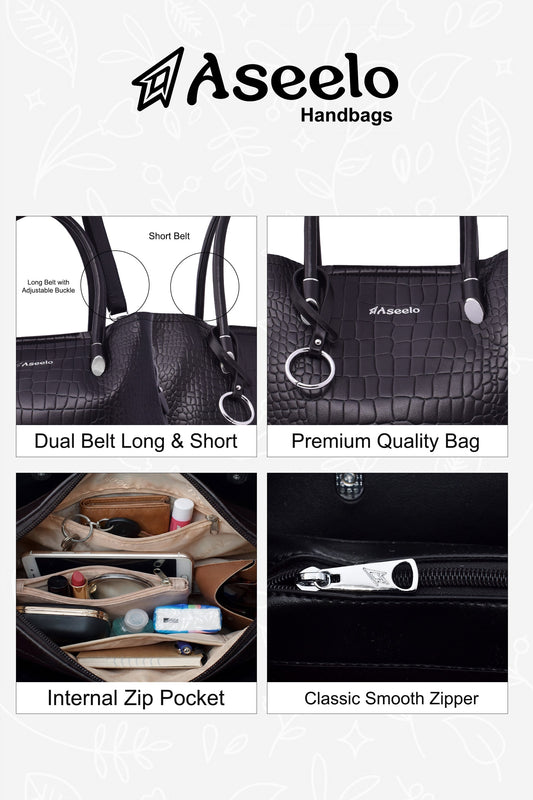 Galaxy Handbag by Aseelo in black