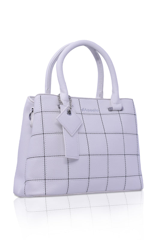 Space HandBag by Aseelo in white