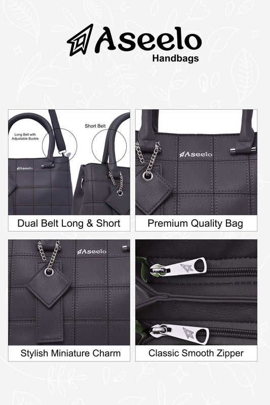 Space HandBag by Aseelo in grey