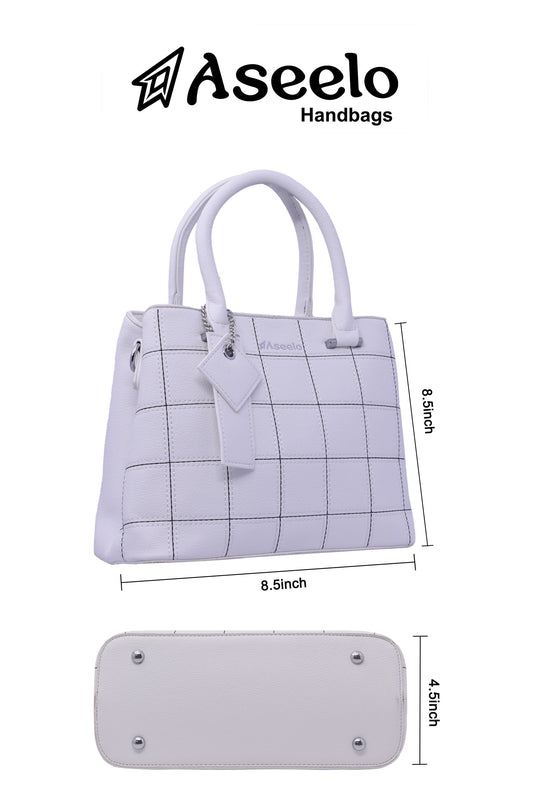 Space HandBag by Aseelo in white