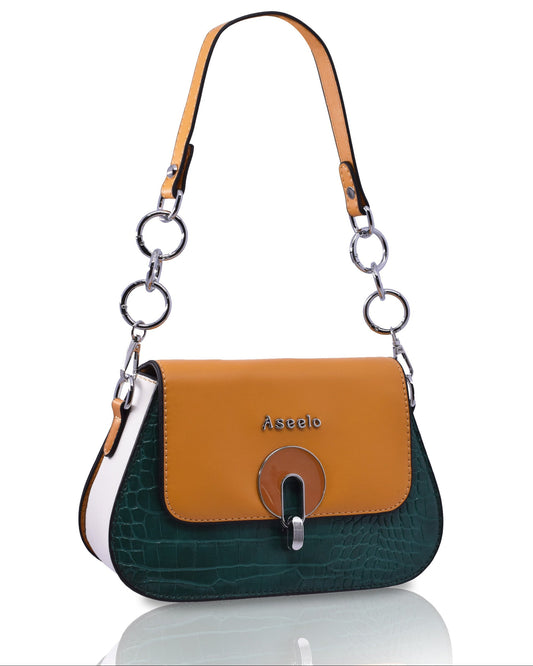 Lychee Party Sling Bag by Aseelo in green