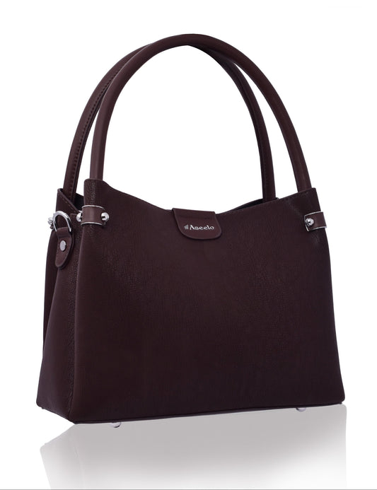 Bluebell Handbag by Aseelo in brown