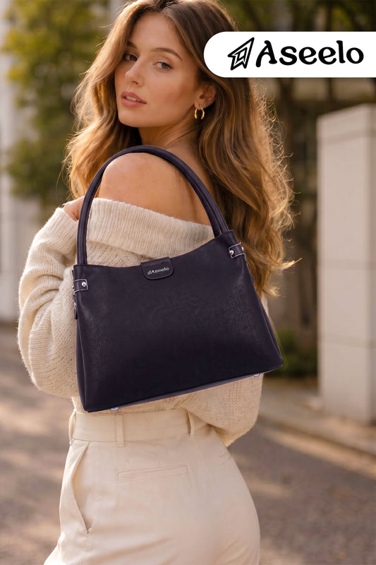 Bluebell Handbag by Aseelo in black