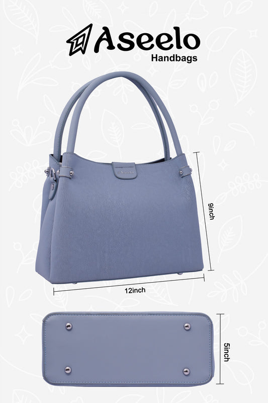 Bluebell Handbag by Aseelo in blue