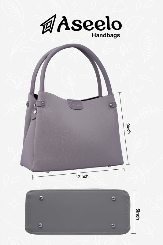 Bluebell Handbag by Aseelo in grey