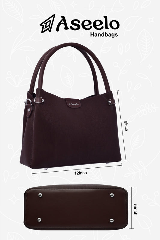 Bluebell Handbag by Aseelo in brown