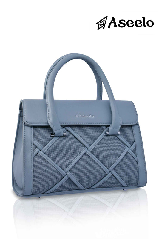 Star Handbag by Aseelo in blue