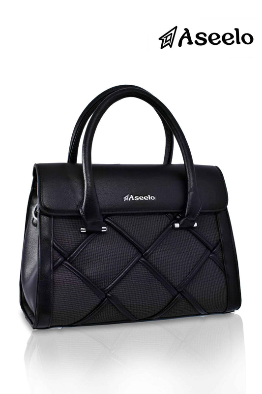 Star Handbag by Aseelo in black