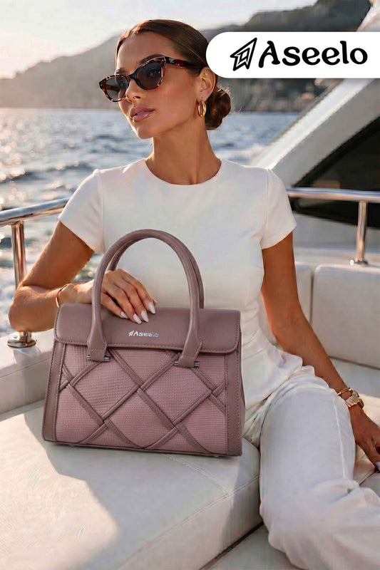 Star Handbag by Aseelo in beige
