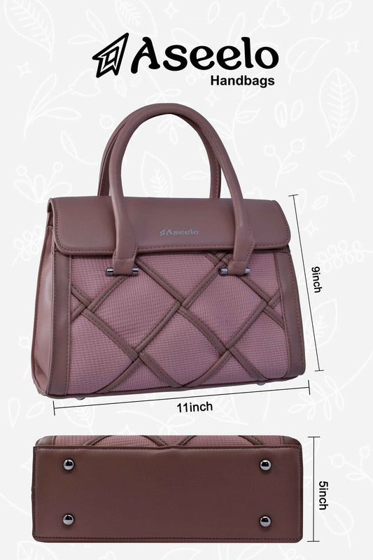 Star Handbag by Aseelo in pink