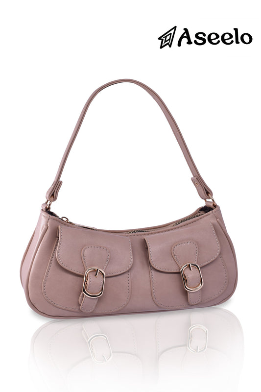 Aroma Sling Bag by Aseelo in beige