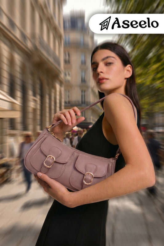 Aroma Sling Bag by Aseelo in beige