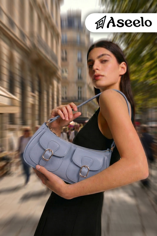 Aroma Sling Bag by Aseelo in blue