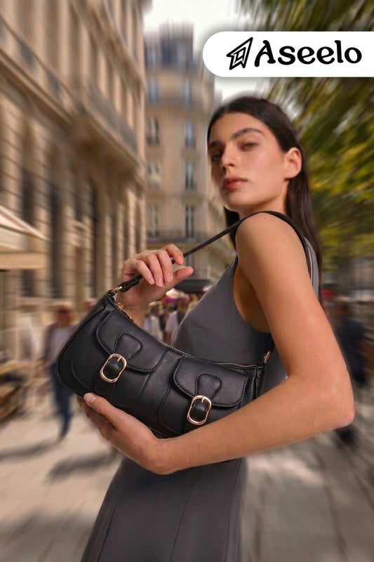 Aroma Sling Bag by Aseelo in black
