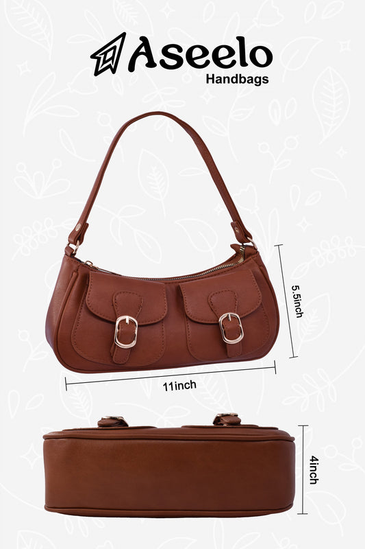 Aroma Sling Bag by Aseelo in brown
